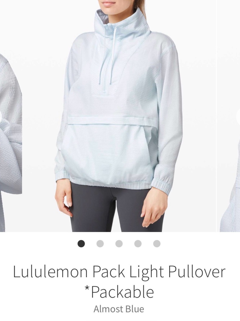 Lululemon Pack Light Pullover
